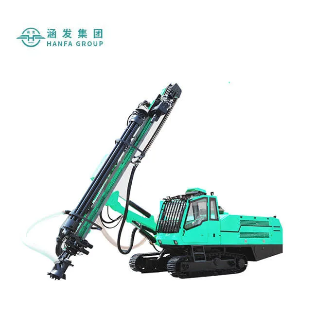 Hf028 Integrated Surface Tunnel Blast The Hole Crawler Drilling Rig