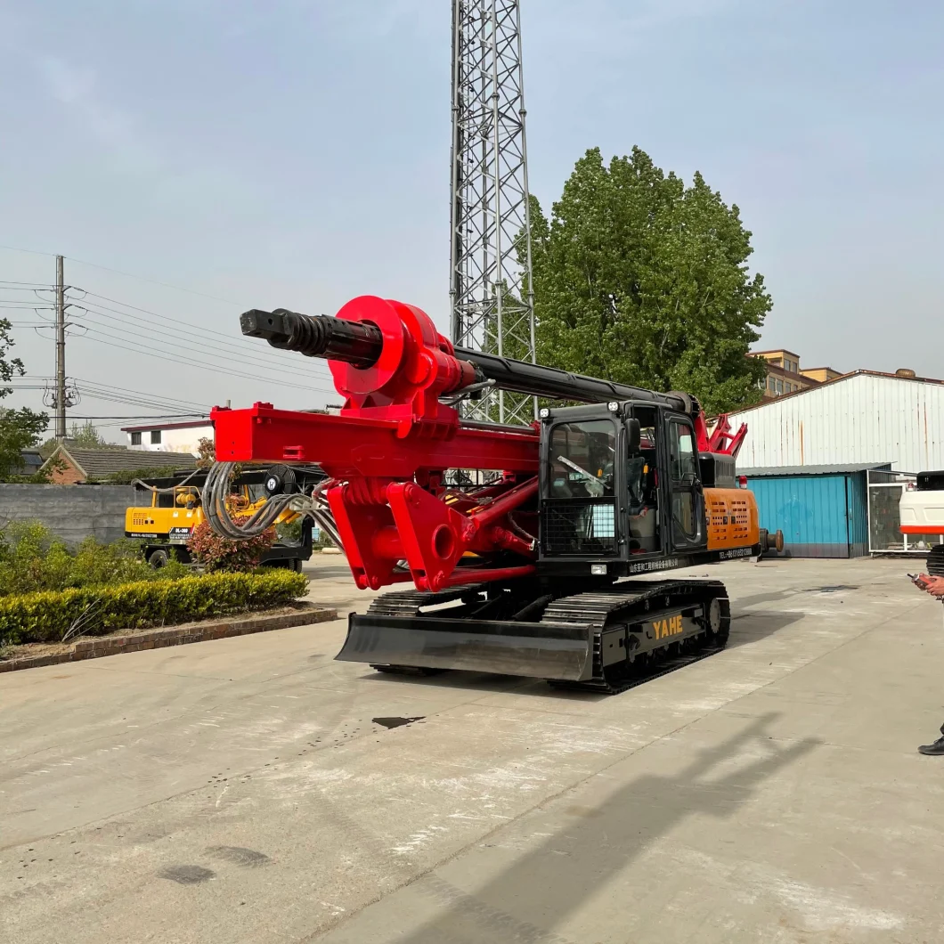 Hydraulic Diesel Crawler Drilling Rig with High Torque/Seepage Slope Protection