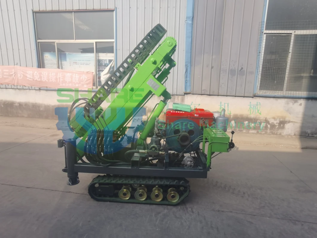 Rotary Guardrail Pile Driver Electric Ground Screw Pile Driving Machine