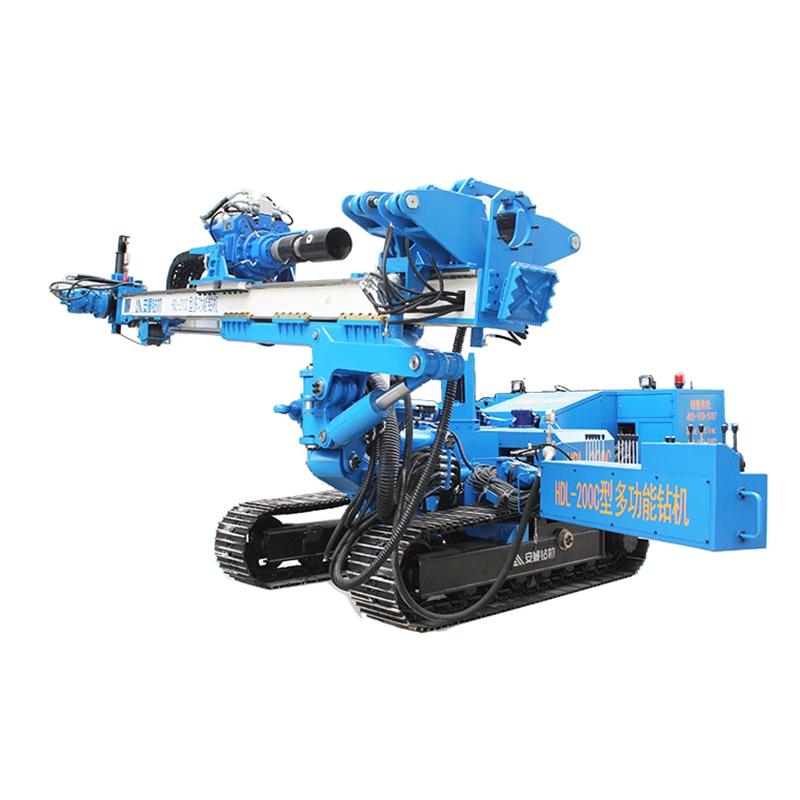 Hdl-200c Protection of Slope Support DTH Hammer Not Required Multifunctional Micropile Drilling Rig Machine