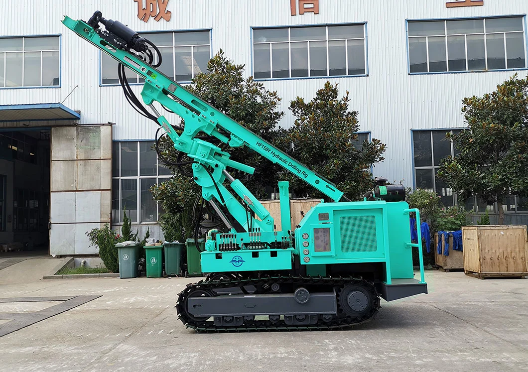 Hf158y 100m Separated DTH Explosive Rock and Soil Tunnel Drilling Rig