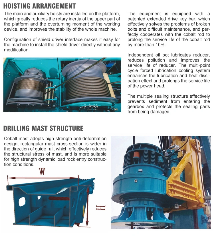 Sunward Swdm160-600W Rotary Drilling Rig Portable Low Price