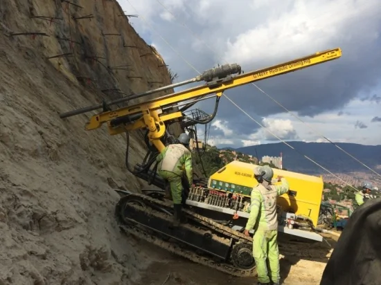 Equipo de perforación de anclaje de excelente rendimiento para protección de taludes