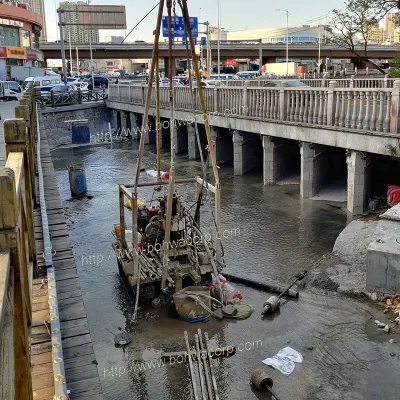 Plataforma de perforación sobre orugas de ingeniería civil de 100 m para spt, suelo, perforación de núcleo y perforación con barrena